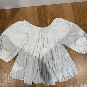 White Off-Shoulder Blouse